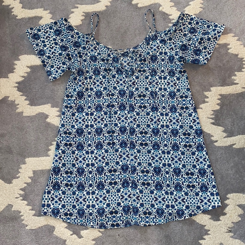 Urban Outfitters Blue Floral Dress